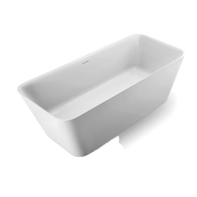 China Best Price Free High Quality Durable Acrylic Free Deep Body Soaking Flat Bathcub for sale