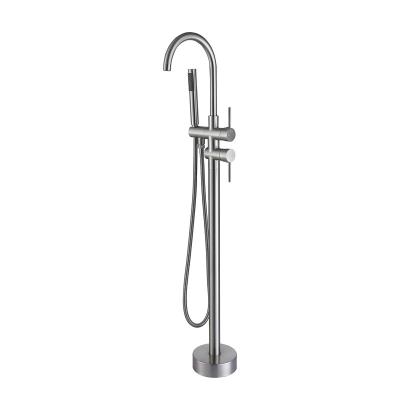 China Floor Stand Faucets New Design Bathroom Black Rain High Pressure 3 Functions Hand Shower Set Hand Held Shower Kit With Hose And Bracket for sale