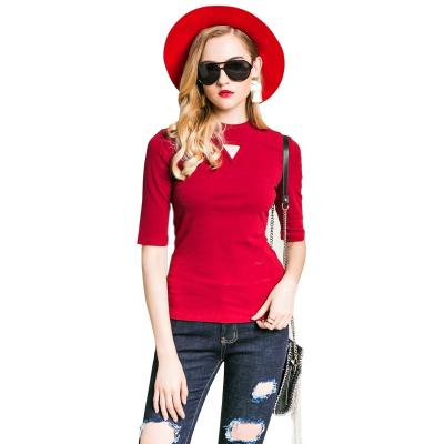 China QUICK DRY Fashion Women's Casual Cotton Half Sleeve Women's Short T-Shirt for sale