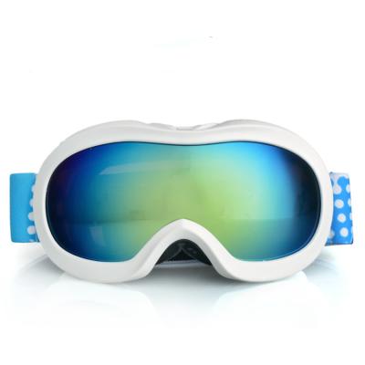 China Kids Children Snow Wind Resistant Sand Prevent Anti Fog Skiing Skiing Goggles for sale