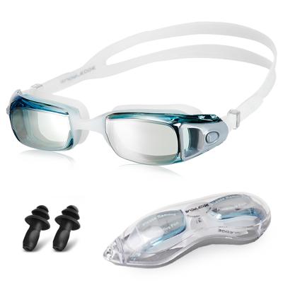 China Wholesale Custom Adult Swimming Glasses Silicone Sports Goggles for sale