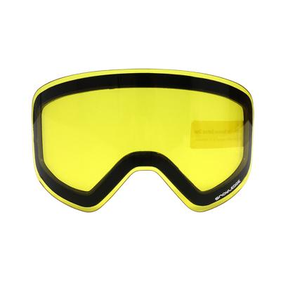 China SKI Best Selling Cylindrical Anti Fog UV400 Extra Lenses Interchangeable Magnetic Skiing Goggles Lens for sale