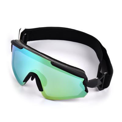 China Skiing& Latest 2021 Custom Made High End Cycling Light And Convenient Ski Goggles Sunglasses for sale