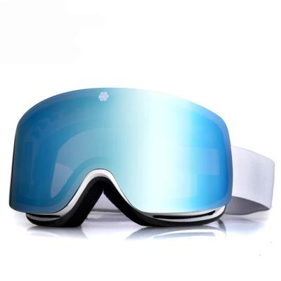 China SKI China Factory OEM Design Best UV400 Anti Fog Snow Snowboarding Ski Goggles Sports Glass Winter for sale