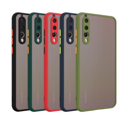 China Ultra Thin Tpu PC Case Mobile Phone Accessories Mobile Phone PC TPU Cover For Huawei P20 Pro Anti-fingerprint Matte Cases for sale