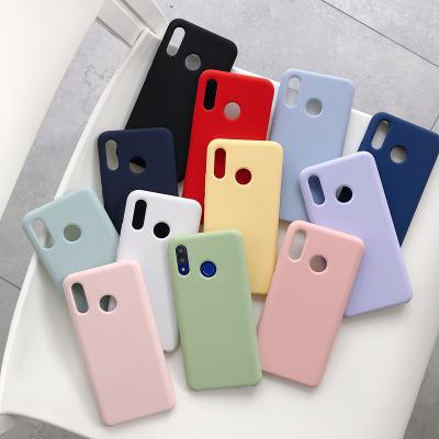 China Hot Selling New Liquid Silicone Soft Feeling Liquid Silicone Case For Huawei nova 3 Silicone Back Cover Phone Case Colorful for sale