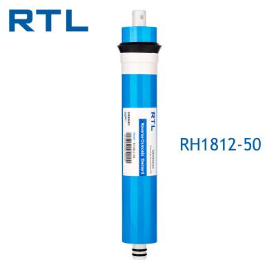 China Residential Reverse Osmosis Water System Water Filter Reverse Osmosis Membrane 1812-50 High Quality RO Membrane for sale