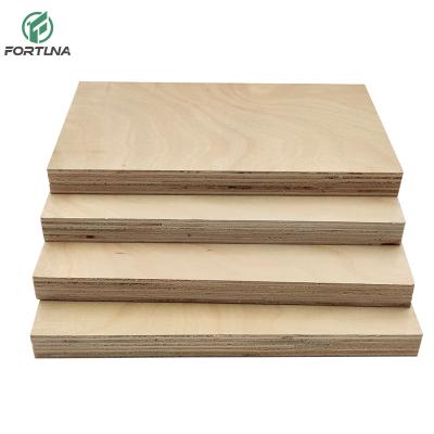 China Farmhouse Cabinet Furniture Grade Carb P2 E0 4x8 Feet Birch Plywood 18mm for sale