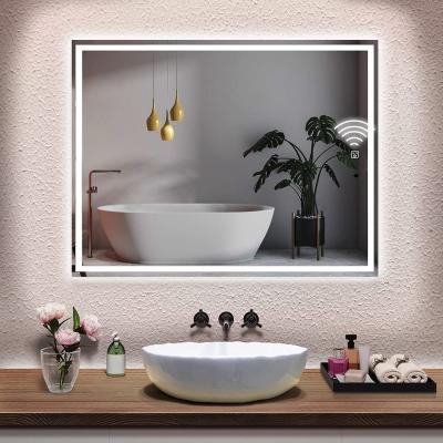 China Hotel Bathroom Magnifying Modern Custom Decorative Living Room Lighted Android Furniture Wall Mounted Led Mirror Vanity Mirror Full for sale