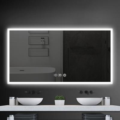 China Factory Sale 2022 Frameless Mirror Led Bathroom Magnifying Mirror With Magnifier for sale