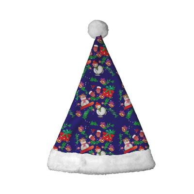 China Latest Thicker Supplies\Fashion Christmas Chunky Christmas Festival Plush Hat Santa Claus Warm Winter Gifts Increase Large Christmas Ball for sale