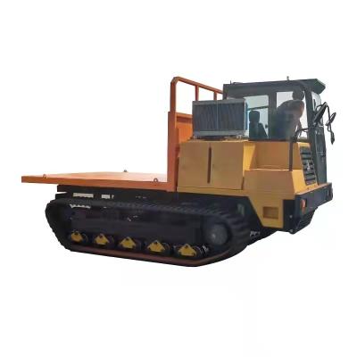 China Hot Selling Self Loading 10 Ton Mini Track Flatbed Crawler Dumper For Sale 3000*2000*700 for sale