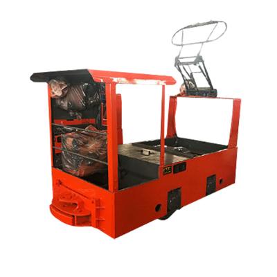 China Mining Cart Electric Locomotive , Underground Cart Locomotive For Gold Mine Transportation 52kw*2 for sale