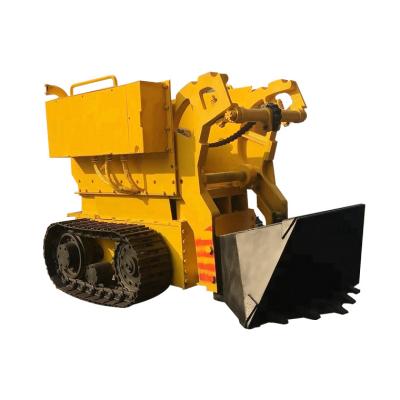 China Hotels Mine Excavator Electric Rock Bucket Tunnel Wheel Mucking Loader With CE Certification for sale