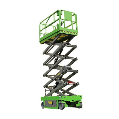 China Hotels 5m 6m 12m Remote Control Proportional 14m Aerail Platform Scissor Lift for sale