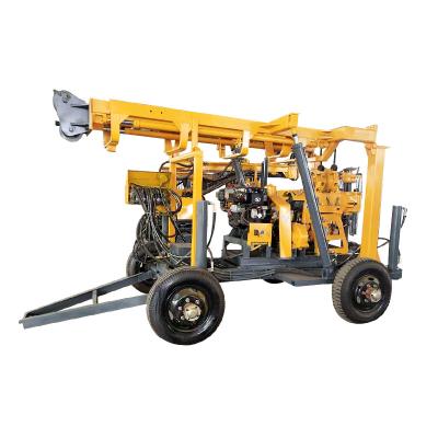 China Hotels portable water well drilling rig machine xyx-3 water trailer mounted drilling rig for sale for sale