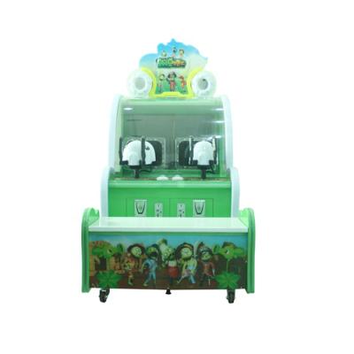 China zombie shooting game machine / coin operated factories vs zombies arcade machine 2330*1070*1980MM for sale