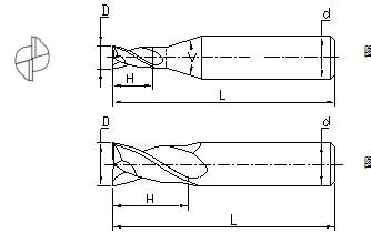 Chine 0.5mm-20mm Carbide Radius Fin de broyeur S50 Bits de fraisage au carbure pour l' acier inoxydable à vendre