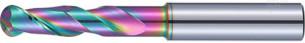 中国 2 Flute Ball Nose End Mill For Copper Aluminum Alloy 販売のため