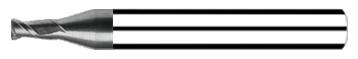 Cina Tagliatore rotore a naso rotondo a carburo solido 4mm-12mm 2 Flutto HSS End Mill in vendita