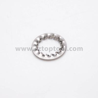 Cina DIN6798J Tooth Type Lock Washer M3-M42 SS Lock Washers Polished in vendita