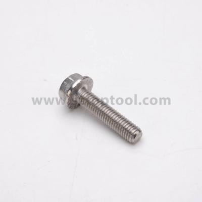 中国 Special Stainless Hexagon Flange Bolt With Serration Flanged Hex Head Bolt 販売のため