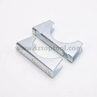 China Q235 Metal Stamping Bracket HDG Stamped Metal Components For U Bolts for sale