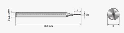 China UCW PCB Drilling Bit Double Groove Circuit Board Drill Bits en venta