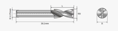 China LDF Circuit Board Drill Bits Chip Breaker Type en venta