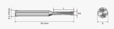 China Shank 3.175mm Dissolution Router Bit PCB For Highly Demand Board for sale