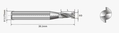 Китай ZSP PCB Router Bits 2.0mm-8.0mm PCB Endmill For MCPCB Milling продается