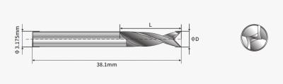 Chine Fish Drill Bit 0.8mm Pilot Hole PCB Drilling Bit à vendre