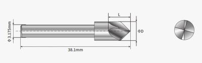 Cina 2mm-12mm PCB Flat Bottom Counterbore Drill Bit in vendita