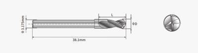 中国 2.0MM-3.2MM PCB Router Bits RDZ Router PCB CNC Bit For T1.5MM PCB Pilot Hole 販売のため