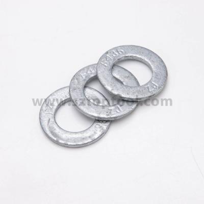 China High Strength Hot Dipped Galvanised Flat Washers Hardness 38HRC-45HRC DIN6916 for sale