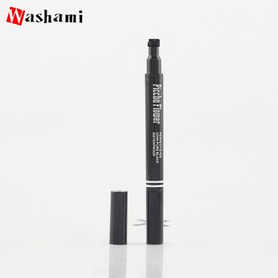 China Hot Selling Waterproof Product 2in1 Double Stamp 24HR Liquid Long Lasting Waterproof Eyeliner for sale