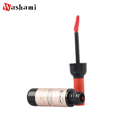 China Private Label 6 Colors Wine Red Waterproof Shape 24 Hours Long Lasting Lip Gloss for sale