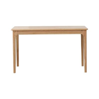 China Nordic Small Family Extendable Furniture Dining Room Solid Wood Table Contracted Rectangular Dining Table and Chair Combination for sale