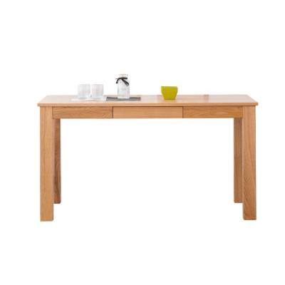 China Hot Sale 2021 Solid Wood Small Rectangular Dining Table Hot European Simple Dismountable Oak Dining Table Rectangular Dining Table for sale