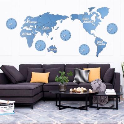 China Casual Wholesale High Quality 3D Montessori World Wooden Map - 01 Wall Decor for sale