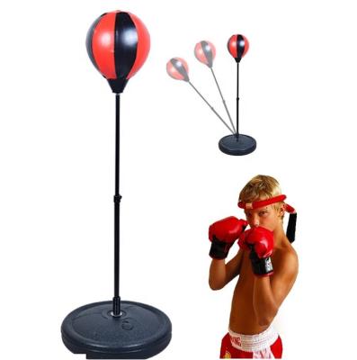 China New Design Kids Toys Popular Free Standing Boxing Bag Stand Up Boxing Kids For Children for sale