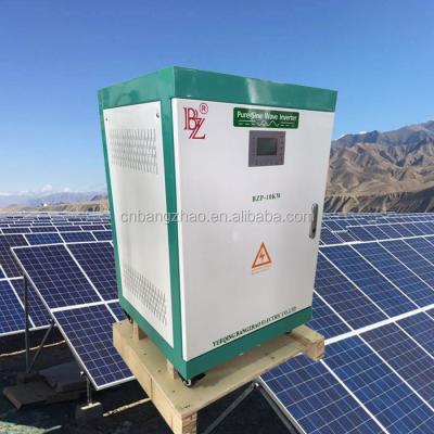 China 10kw High Performance Lift Motor Variable Frequency Start Mode Off Grid Power Inverter 540*540*760MM for sale