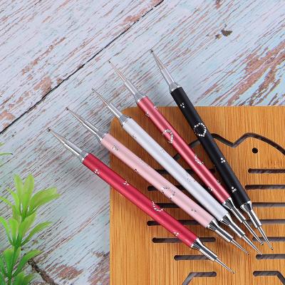 China Professional Drill Pen Set For Beauty Private Label Nail Art Brush Nail Brush 5 Pcs Kolinsky Nail Brushes 2021 High Quality Cosmetics for sale