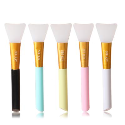 China Daily Cosmetic Facial Mask Applicator Brush Daily Cosmetic Beauty Personal Care Makeup Makeup Silicone Face Mask Soft Brush for sale