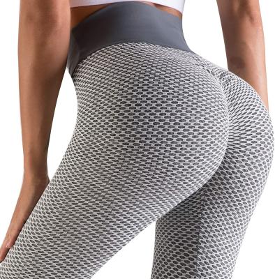 China TIKTok breathable gaiters for women abut the crack gaiters! crack! Lifting Leggings Workout Tights High Waisted Booty Yoga Pants Wholesale for sale