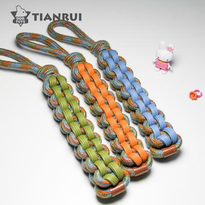 China Sustainable Rubber Cotton Rope TPR Stick Dog Chew Toy for sale