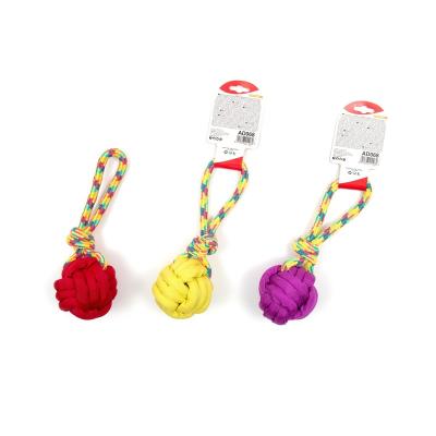 China Dog Chew Toy Heavy Weight Dog Bite Toy Pet Cotton Rope Dog Viable Extra Durable Product for sale