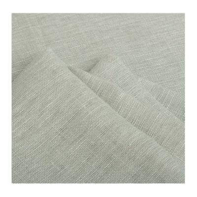 China Cheap Organic Wholesale Supplier No Moq Free Sample Stock Man Shirt Dress Suit Blend Organic Grasscloth Fabric for sale