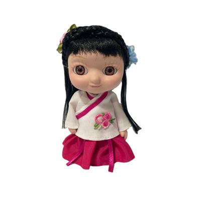 China Cartoon Toy Doll with Chinese Traditional Costume of Hanfu Tang Dynasty Hanfu Cloth Ancient for Decoration for sale