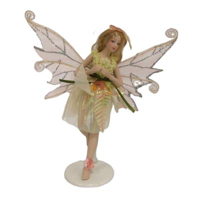 China Toying DIY porcelain fairy doll with wings decorated with beads and sequins or lace for sale